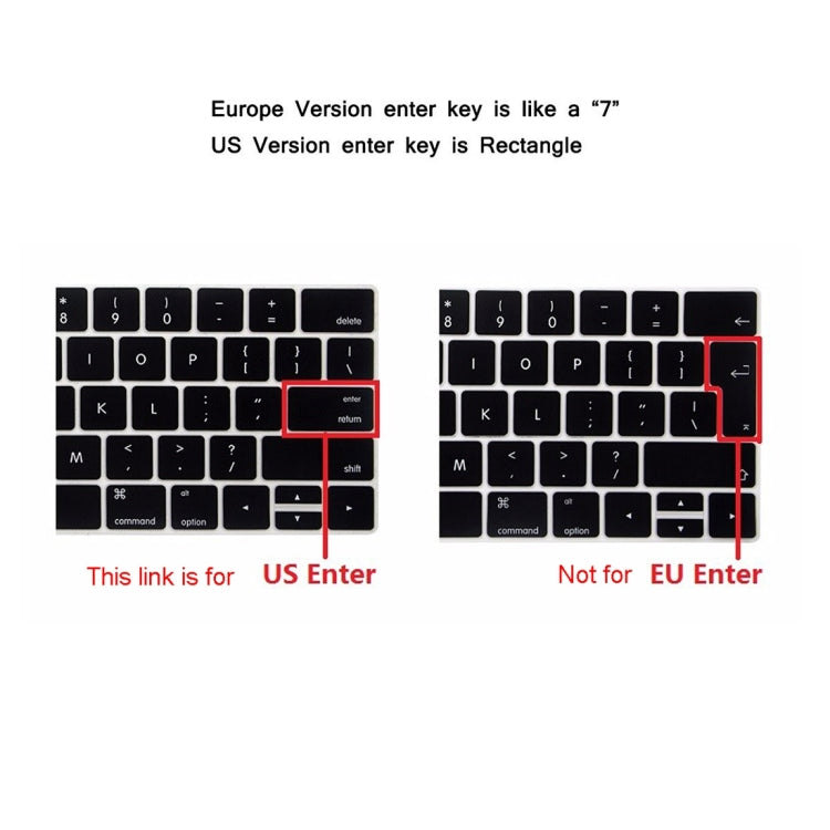 ENKAY Capa Protetora Rígida Fosca 2 em 1 + Versão US Ultra-fina TPU Protetor de Teclado para MacBook Pro 13,3 polegadas 2016 sem Touchbar (A1708), 13,3 polegadas sem Touch Bar Versão US
