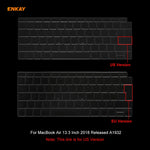Capa protetora ultra fina de teclado TPU ENKAY Hat-prince versão US para MacBook Air 13,3 polegadas A1932 2018