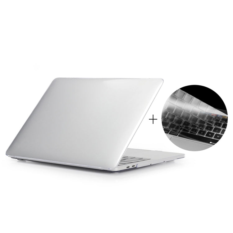 ENKAY Hat-Prince Estojo Protetor Rígido Cristal 2 em 1 + Capa Protetora Ultra-fina de TPU para Teclado Versão US para MacBook Pro Novo 2016 13,3 polegadas com Touchbar (A1706), 13,3 polegadas com Touch Bar Versão US