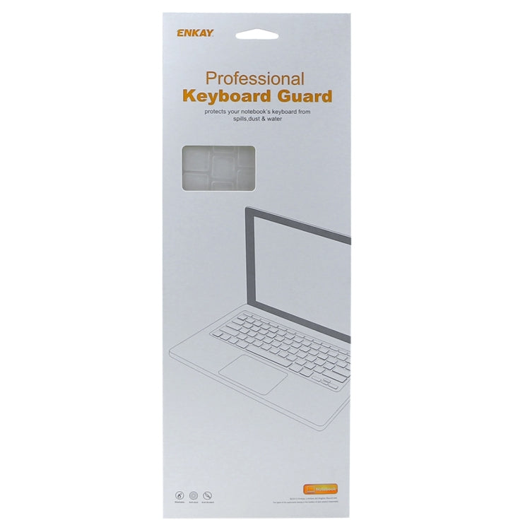 ENKAY Hat-Prince Estojo Protetor Rígido Cristal 2 em 1 + Capa Protetora Ultra-fina de TPU para Teclado Versão US para MacBook Pro Novo 2016 13,3 polegadas sem Touchbar (A1708)