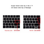 ENKAY Hat-Prince Estojo Protetor Rígido Cristal 2 em 1 + Capa Protetora Ultra-fina de TPU para Teclado Versão US para MacBook Pro Novo 2016 13,3 polegadas sem Touchbar (A1708)