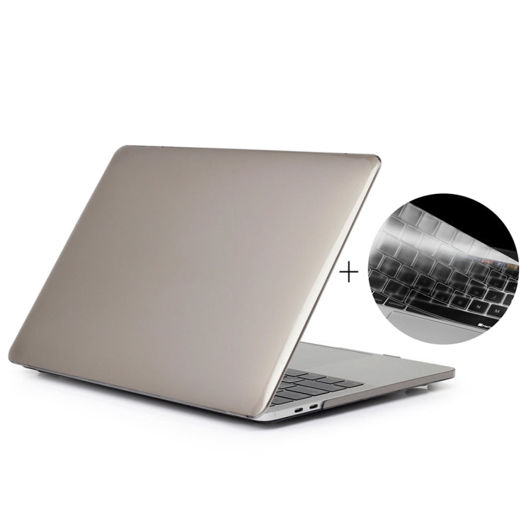ENKAY Hat-Prince Estojo Protetor Rígido Cristal 2 em 1 + Capa Protetora Ultra-fina de TPU para Teclado Versão US para MacBook Pro Novo 2016 15,4 polegadas com Touchbar (A1707), 15,4 polegadas com Touch Bar Versão US