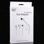 Carregador de Carro MagSafe 2 Estilo T 5 Pinos 45W 14,85V 3,05A com 1 Porta USB para Apple MacBook A1466 / A1436 / A1465 / A1435 / MD224 / MD231 / MD761 / MD711, Comprimento: 1,7m, 45W 14,85V 3,05A