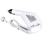 Carregador de Carro MagSafe 2 Estilo T 5 Pinos 60W 16,5V 3,65A com 1 Porta USB para Apple MacBook A1465 / A1502 / A1435 / MD212 / MD2123 / MD662, Comprimento: 1,7m