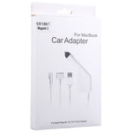 Carregador de Carro MagSafe 2 Estilo T 5 Pinos 60W 16,5V 3,65A com 1 Porta USB para Apple MacBook A1465 / A1502 / A1435 / MD212 / MD2123 / MD662, Comprimento: 1,7m
