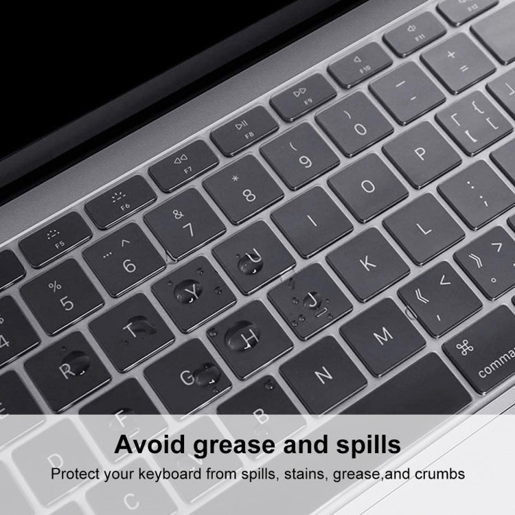 ENKAY Capa Protetora de TPU para Teclado para MacBook 12 polegadas 2015 (A1534) / MacBook Pro 13,3 polegadas sem Touch Bar (A1708), Versão Europa, Versão UE