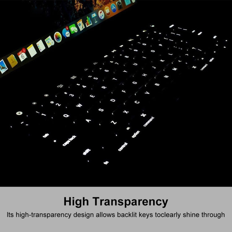 ENKAY Capa Protetora de TPU para Teclado para MacBook 12 polegadas 2015 (A1534) / MacBook Pro 13,3 polegadas sem Touch Bar (A1708), Versão Europa, Versão UE