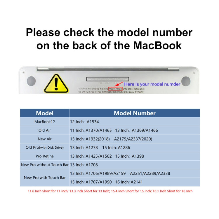 ENKAY Capa Protetora de TPU para Teclado para MacBook 12 polegadas 2015 (A1534) / MacBook Pro 13,3 polegadas sem Touch Bar (A1708), Versão Europa, Versão UE