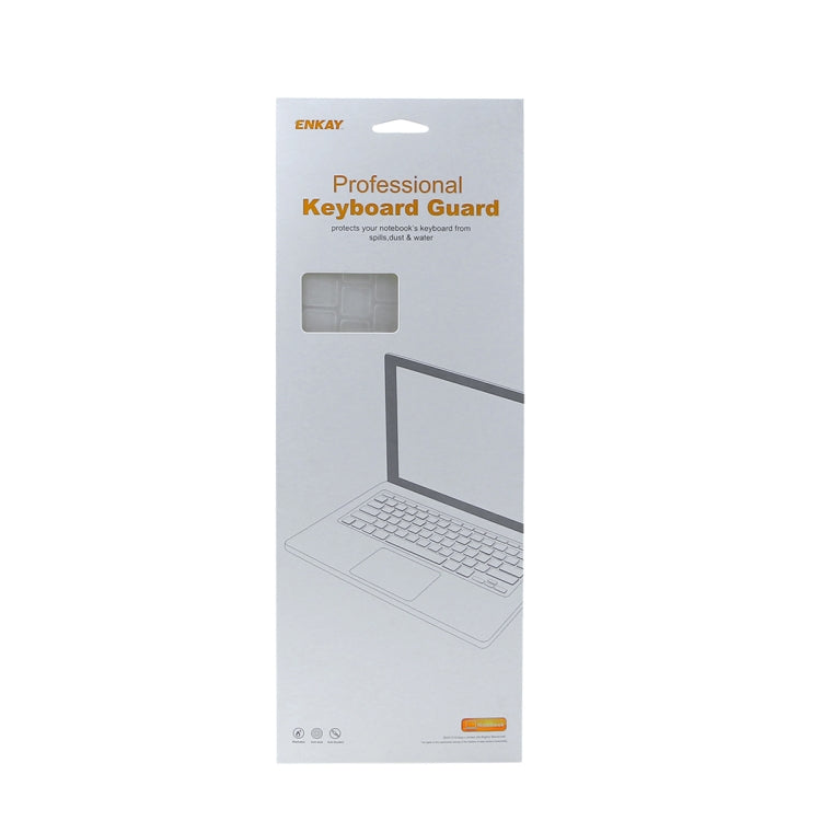 ENKAY Capa Protetora de TPU para Teclado para MacBook 12 polegadas 2015 (A1534) / MacBook Pro 13,3 polegadas sem Touch Bar (A1708), Versão Europa, Versão UE