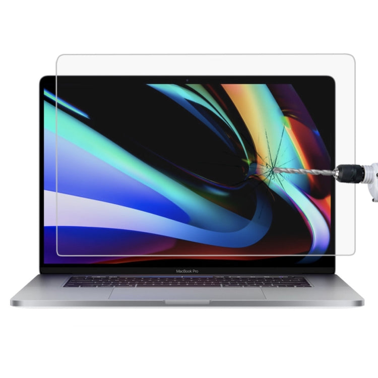 Para MacBook Pro 16 polegadas Filme Protetor de Ecrã em Vidro Temperado 9H para Portátil, 1 PCS