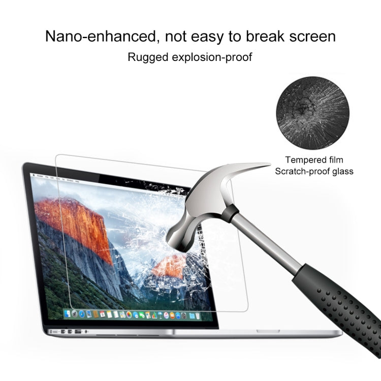 2 unidades de película protetora de vidro temperado 9H para ecrã de portátil MacBook Pro 16 polegadas