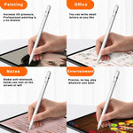 Caneta Stylus Capacitiva Ativa P7-LS com Rejeição de Palma para iPad Versão Após 2018, P7-LS