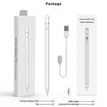 Caneta Stylus Capacitiva Ativa P7-LS com Rejeição de Palma para iPad Versão Após 2018, P7-LS