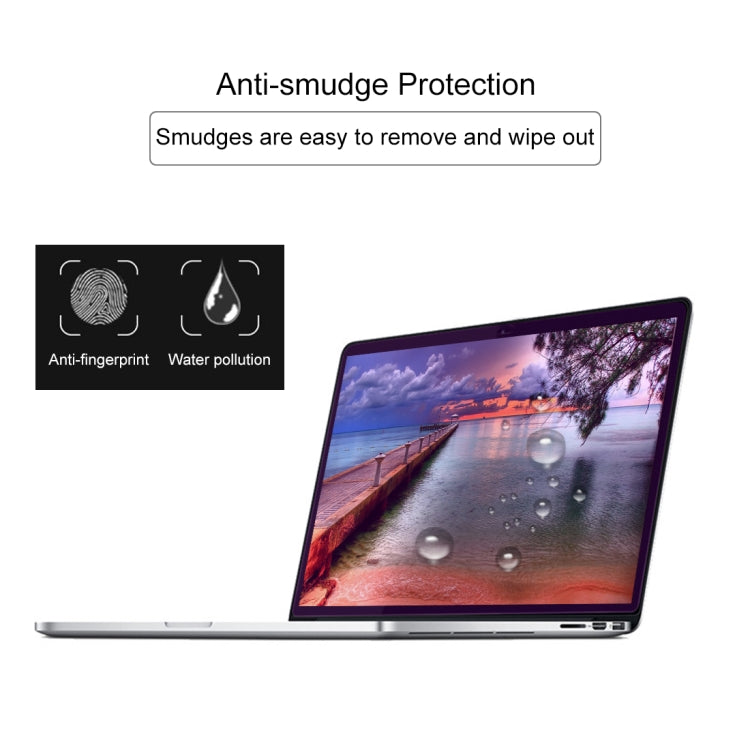 Filme de Vidro Temperado Anti Luz Azul à Prova de Explosão com Dureza de Superfície 9H para Macbook Pro 13.3 polegadas com Touch Bar (A1706), Para Macbook Pro 13.3 polegadas com Touch Bar (A1706)