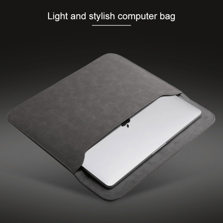 Bolsa Interna Horizontal 2 em 1 em Pele Mate para Portátil + Bolsa de Energia para MacBook Air 11.6 polegadas A1465 (2012 - 2015) / A1370 (2010 - 2011), MacBook Air 11.6 polegadas A1465 (2012 - 2015) / A1370 (2010 - 2011)