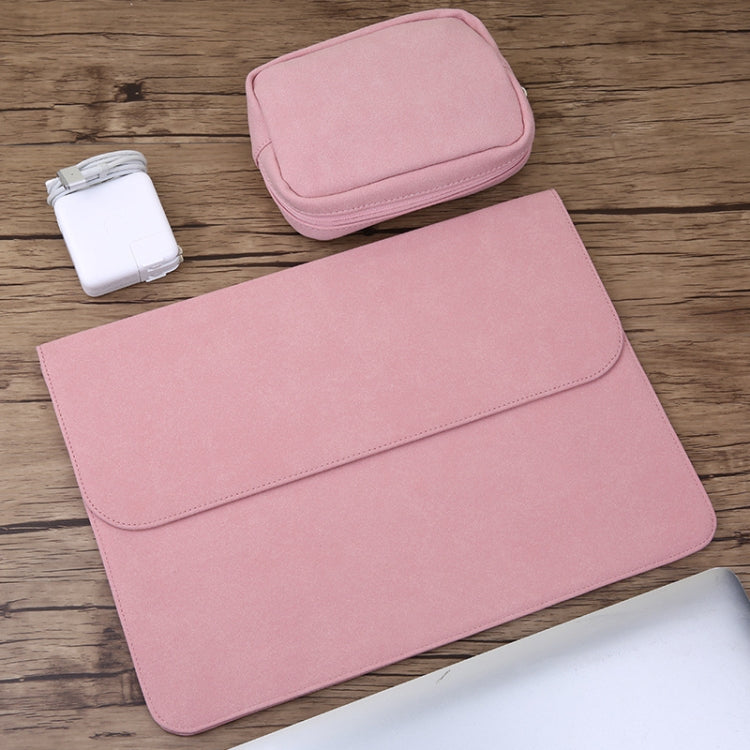 Bolsa Interna Horizontal 2 em 1 em Pele Mate para Portátil + Bolsa de Energia para MacBook 12 polegadas A1534 (2015 - 2017), MacBook 12 polegadas A1534 (2015 - 2017)