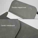 Bolsa Interna Horizontal 2 em 1 em Pele Mate para Portátil + Bolsa de Energia para MacBook 12 polegadas A1534 (2015 - 2017), MacBook 12 polegadas A1534 (2015 - 2017)