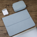 Bolsa Interna Horizontal 2 em 1 em Pele Mate para Portátil + Bolsa de Energia para MacBook 12 polegadas A1534 (2015 - 2017), MacBook 12 polegadas A1534 (2015 - 2017)