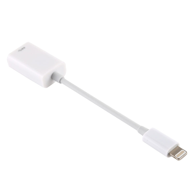 Adaptador de Câmara NK102 Macho 8 Pinos para Porta USB Fêmea Única, Suporta Sistema iOS 13.0 e Superior