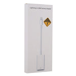 Adaptador de Câmara NK102 Macho 8 Pinos para Porta USB Fêmea Única, Suporta Sistema iOS 13.0 e Superior