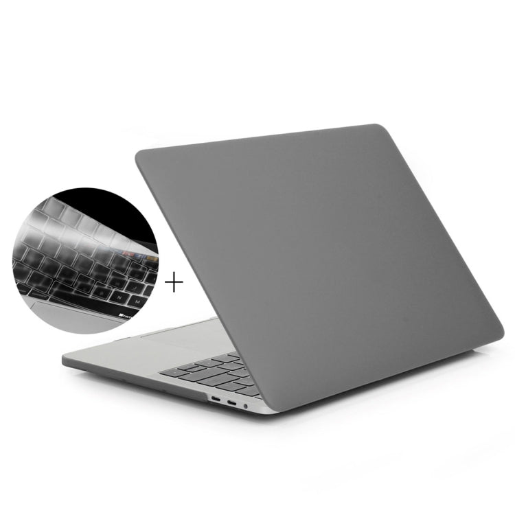 ENKAY Hat-Prince 2 em 1 Capa Protetora Rígida Fosca de Plástico + Versão Europa Capa Protetora Ultra-fina de TPU para Teclado para MacBook Pro 2016 15,4 Polegadas com Touch Bar (A1707), 15,4 polegadas com Touch Bar Versão Europa
