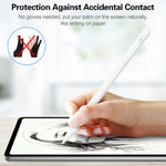 Ponta Superfina de 1,7 mm Caneta Stylus Capacitiva para Ecrã Manuscrito que Previne Toques Acidentais