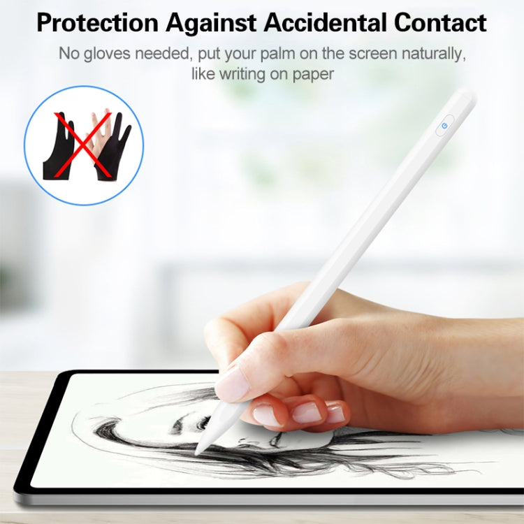Ponta Superfina de 1,7 mm Caneta Stylus Capacitiva para Ecrã Manuscrito que Previne Toques Acidentais