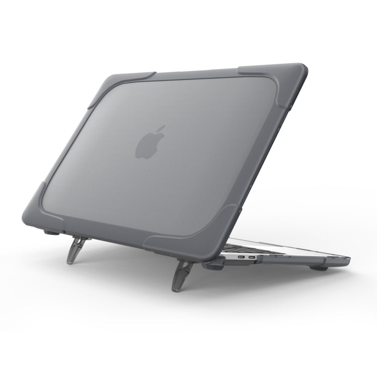 Capa Protetora Dobrável TPU + PC Antichoque para Portátil MacBook Pro 13,3 polegadas (A1708) & com Touch Bar (A1706) com Suporte, Para MacBook Pro 13,3 polegadas com Touch Bar