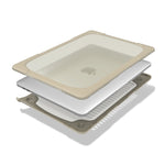 Capa Protetora Dobrável TPU + PC Antichoque para Portátil MacBook Pro 13,3 polegadas (A1708) & com Touch Bar (A1706) com Suporte, Para MacBook Pro 13,3 polegadas com Touch Bar
