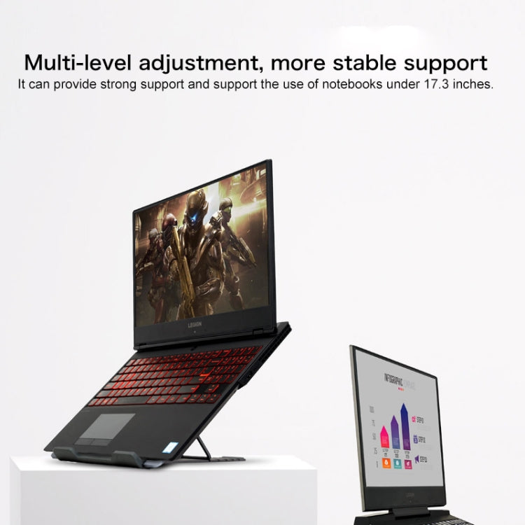 Suporte de arrefecimento para notebook Lenovo Z2 Legion Gears em liga de alumínio para dissipação de calor