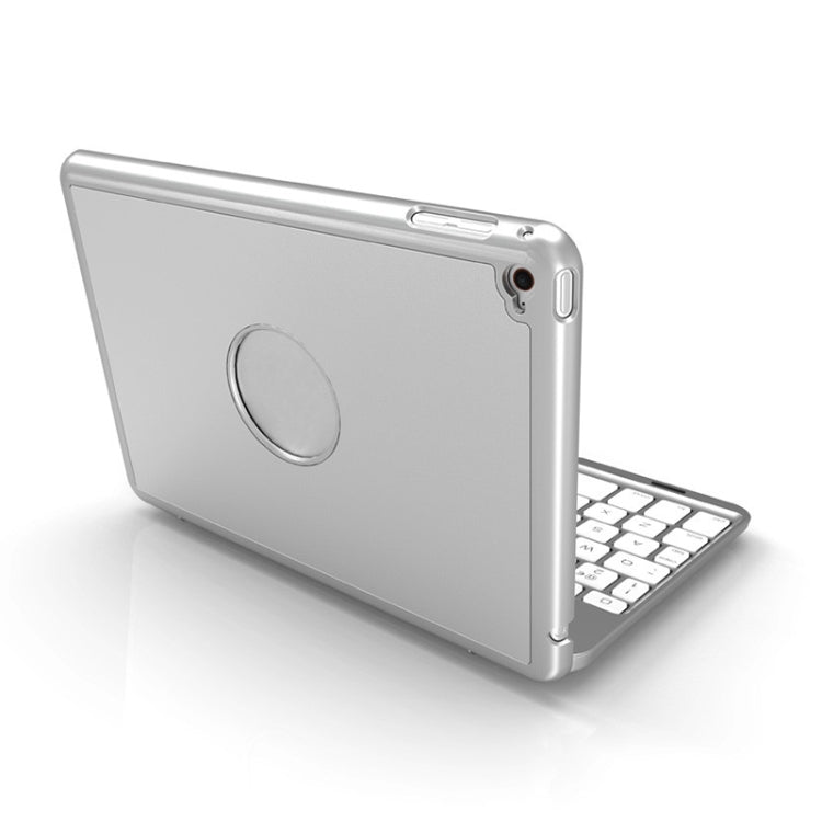 F8SM+ Versão Laptop Teclado Bluetooth Colorido Retroiluminado em Liga de Alumínio para iPad mini 4 / mini 5