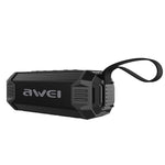 Coluna Bluetooth awei Y280 IPX4 com Power Bank, Graves Reforçados, Microfone Integrado, Suporte FM / USB / Cartão TF / AUX, Y280