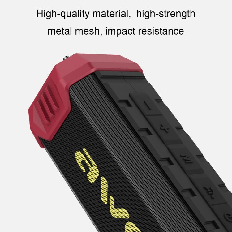 Coluna Bluetooth awei Y280 IPX4 com Power Bank, Graves Reforçados, Microfone Integrado, Suporte FM / USB / Cartão TF / AUX, Y280