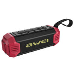 Coluna Bluetooth awei Y280 IPX4 com Power Bank, Graves Reforçados, Microfone Integrado, Suporte FM / USB / Cartão TF / AUX, Y280