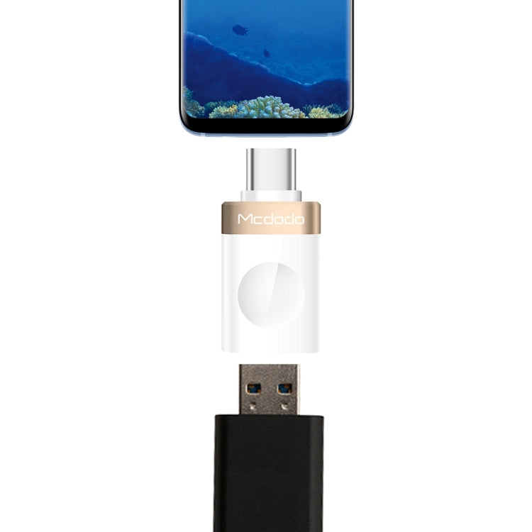 Adaptador OTG de Transmissão e Carregamento de Dados Mcdodo OT-1942 USB-C / Type-C para USB 3.0 AF