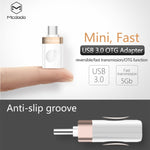 Adaptador OTG de Transmissão e Carregamento de Dados Mcdodo OT-1942 USB-C / Type-C para USB 3.0 AF