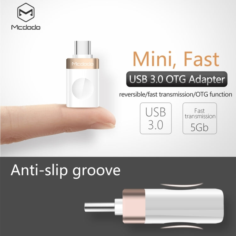 Adaptador OTG de Transmissão e Carregamento de Dados Mcdodo OT-1942 USB-C / Type-C para USB 3.0 AF