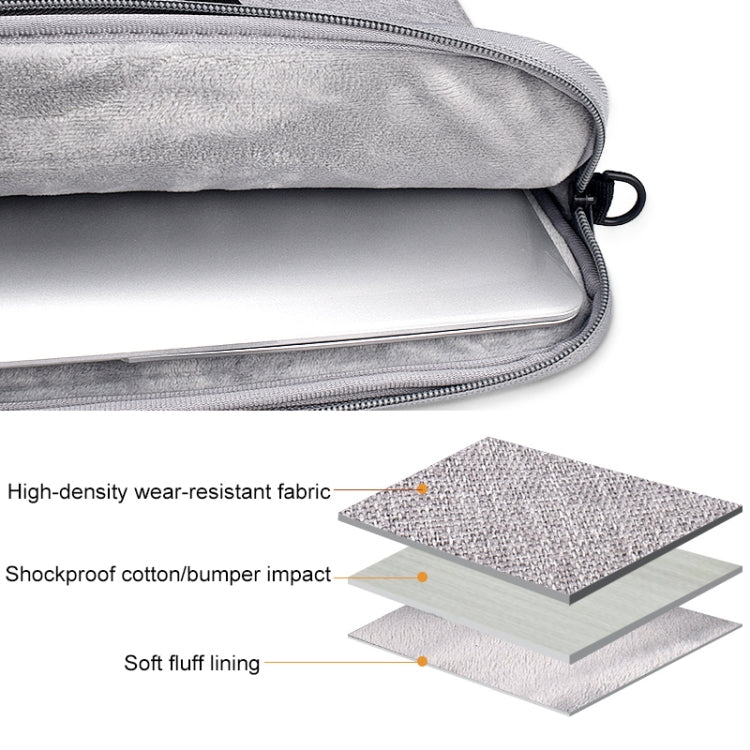 Bolsa para Portátil e Tablet ST03S de 15,4 polegadas com Bolsos Duplos, Tecido Oxford, Alça Macia, Portátil, Preto 15,4 polegadas, Rosa 15,4 polegadas, Cinzento 15,4 polegadas, Cinzento Espacial Profundo 15,4 polegadas, Azul Marinho 15,4 polegadas