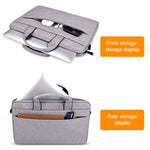 Bolsa para Portátil e Tablet ST03S de 15,4 polegadas com Bolsos Duplos, Tecido Oxford, Alça Macia, Portátil, Preto 15,4 polegadas, Rosa 15,4 polegadas, Cinzento 15,4 polegadas, Cinzento Espacial Profundo 15,4 polegadas, Azul Marinho 15,4 polegadas