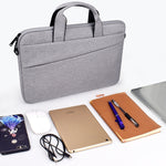 Bolsa para Portátil e Tablet ST03S de 15,4 polegadas com Bolsos Duplos, Tecido Oxford, Alça Macia, Portátil, Preto 15,4 polegadas, Rosa 15,4 polegadas, Cinzento 15,4 polegadas, Cinzento Espacial Profundo 15,4 polegadas, Azul Marinho 15,4 polegadas