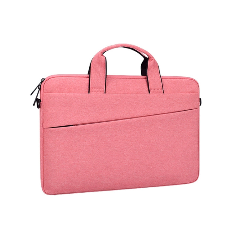 Bolsa para Portátil e Tablet ST03S de 15,4 polegadas com Bolsos Duplos, Tecido Oxford, Alça Macia, Portátil, Preto 15,4 polegadas, Rosa 15,4 polegadas, Cinzento 15,4 polegadas, Cinzento Espacial Profundo 15,4 polegadas, Azul Marinho 15,4 polegadas