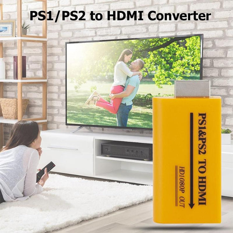 PS1/PS2 para HDMI Saída HD 1080P