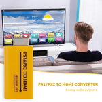 PS1/PS2 para HDMI Saída HD 1080P