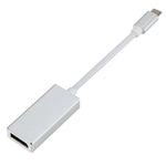 Conversor USB-C / Tipo-C 3.1 Macho para DP Fêmea HD, Comprimento: 12cm