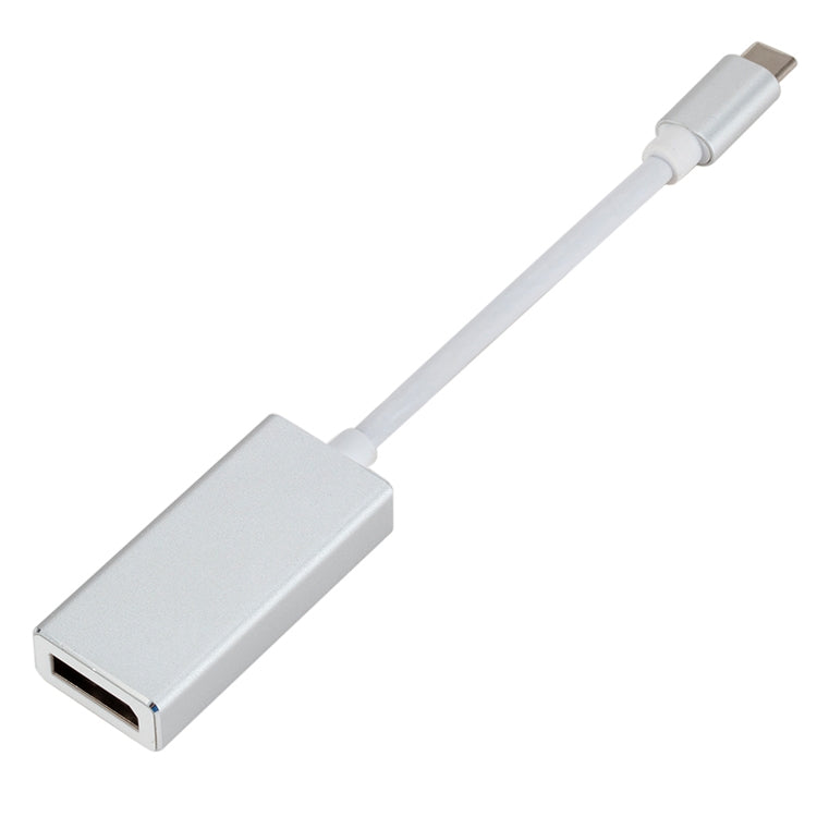 Conversor USB-C / Tipo-C 3.1 Macho para DP Fêmea HD, Comprimento: 12cm
