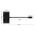 Conversor USB-C / Type-C para HDMI / VGA / USB 3.0 / PD