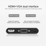 Conversor USB-C / Type-C para HDMI / VGA / USB 3.0 / PD
