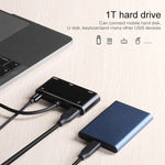 Conversor USB-C / Type-C para HDMI / VGA / USB 3.0 / PD
