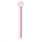 Capa Protetora de Silicone Desenho Animado Bonita para Apple Pencil 2 (Garra de Gato Rosa), Para Apple Pencil 2