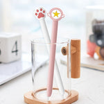 Capa Protetora de Silicone Desenho Animado Bonita para Apple Pencil 2 (Garra de Gato Rosa), Para Apple Pencil 2
